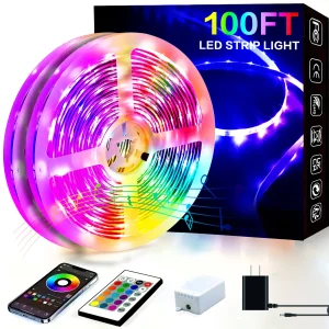 100FT RGB LED Strip Lights